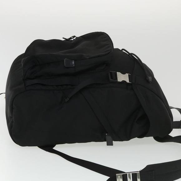 PRADA Backpack Nylon Black Auth ar9069 - Picture 3 of 16